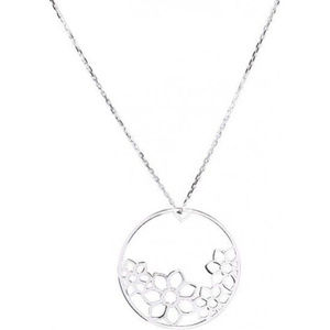 FlowerPower Sterling Silver Earring & Necklace Set